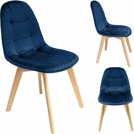 Silla COLIN azul marino (juego de patas + tornillos) (nuevo c贸digo)