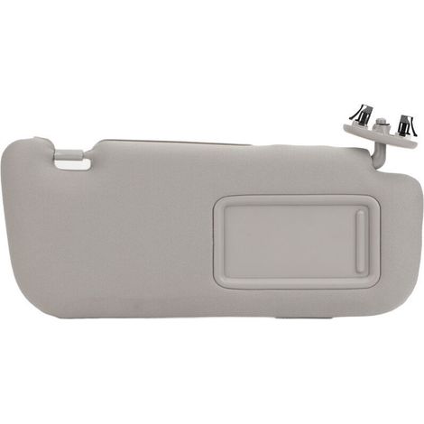 Jeffergarden Pare-soleil en tissu gris, rétroviseur de protection avec maquillage de rechange pour Toyota Corolla 2007 à 2013 côté droit 74310-02F60-E0