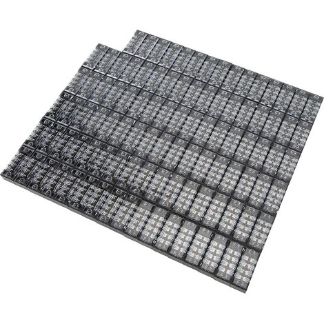 Pack of 100, 4-Section Junction Block, 15A 600V, Mounting on (1/5)
