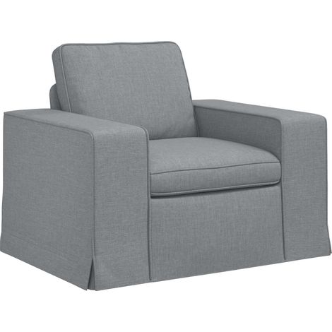 Canapé Gris clair 103 x 80 x 82 cm tissu (1/5)