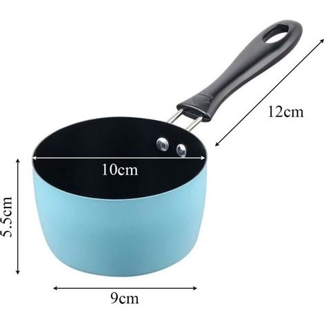 Mini-cuisine pour enfants, véritable poêle à frire, petite poêle en fonte antiadhésive, idéale pour la préparation des aliments pour bébés, petite casserole.. (1/5)
