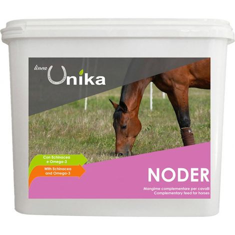 Noder mangime complementare ideato per supportare le condizioni fisiologiche della cute del cavallo nel periodo primaverile ed estivo 10 Kg
