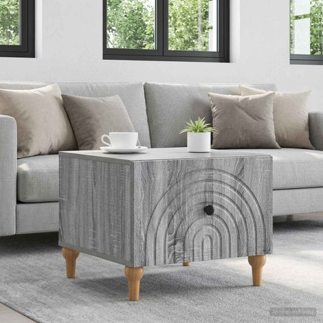 vidaXL Table basse Sonoma gris 49 x 50 x 40 cm Bois d'ingénierie (1/5)