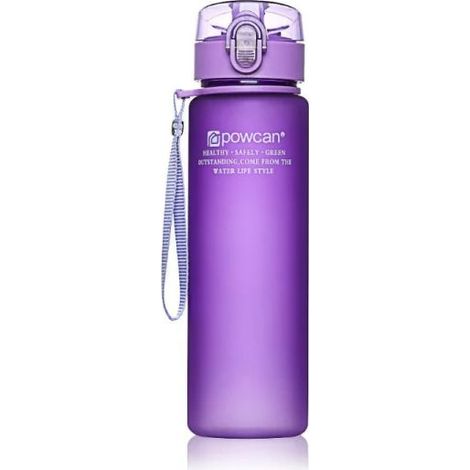 Bouteille d'eau sans BPA Bouteille d'eau de sport en plein air Violet 560 ml