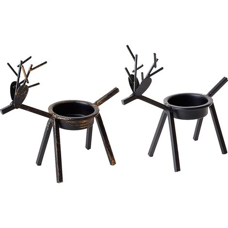 Décorations de table de Noël - Bougeoirs (1/4)