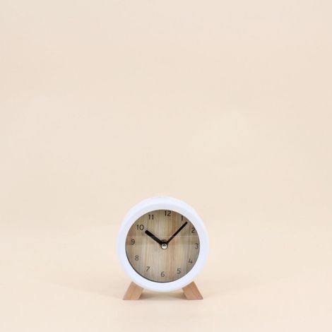 Horloge à poser en bois 14cm