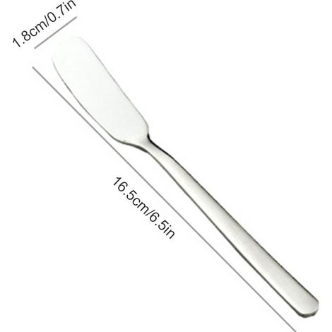 Streichmesser aus Edelstahl 304 für Butter, Käse, Desserts, Marmelade, Sahne und Frühstück (1/5)