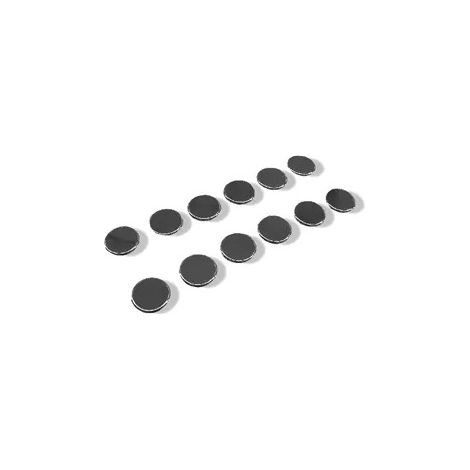 Novellini – Lot de 12 bouchons pour buses de fond de baignoire – Finition métal – Compatible avec Airpool – Pièces détachées pour salle de bain