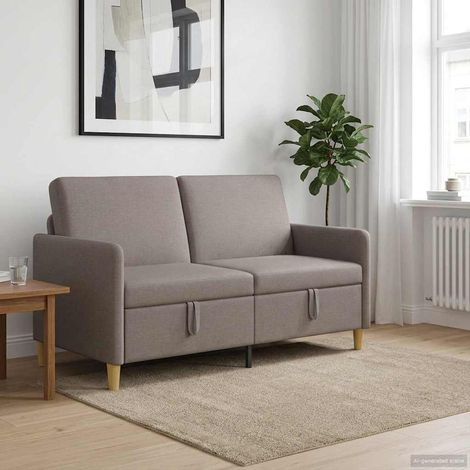 Teenpull – Sofa mit Stauraum Taupe 152 x 78 x 87 cm Polyester (1/5)