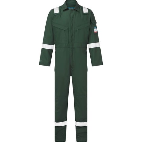 Combinaison Fr Legère Antistatique 280g - M - Vert - Portwest