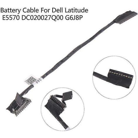 Cavo di collegamento per batteria compatibile con Dell Latitude E5570 – Riferimento DC020027Q00 / G6J8P – Compatibile con modelli da 15,6″ – Installazione facile – Alta resistenza
