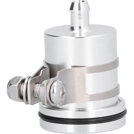 Réservoir de liquide de frein pour moto, compatible avec Suzuki GSXR600/750 et GSXR1000 (argenté) (1/5)