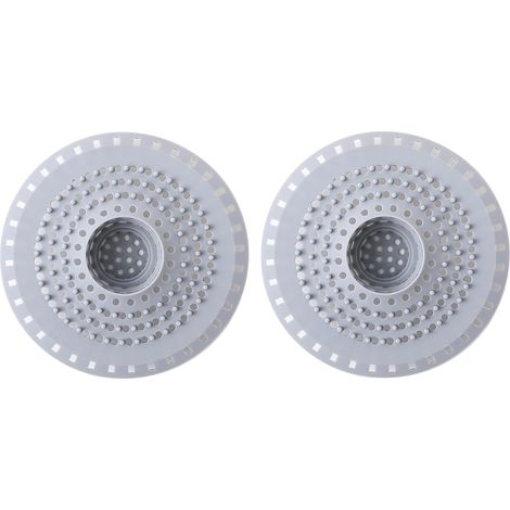 Attrape Cheveux Douche en Silicone, 12,5 Cm, Filtre à Cheveux en Silicone pour Douche et Salle de Bain afin D'empêcher Les Cheveux et Les Débris de Boucher Les Canalisations (2) (1/5)