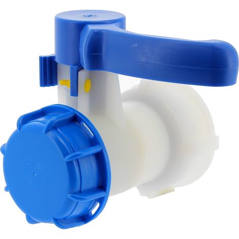 GT Market IBC-Wassertank Universal Adapter Auslaufhahn Absperrhahn Regenwassertank Innendurchmesser 56 mm - S60X6