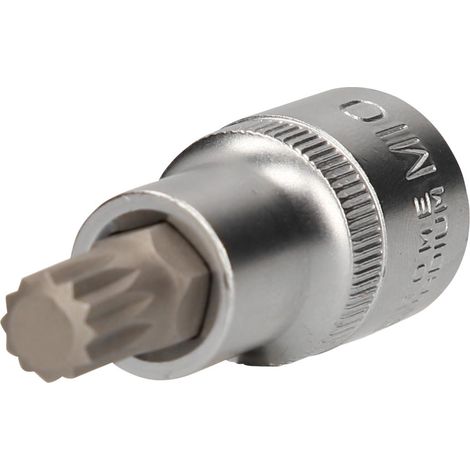 BRILLIANT TOOLS 1/2" punta de vaso XZN 55 mm larga M10 - BT022934 (1/4)
