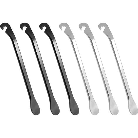 Leva per pneumatici per bici, Kit leva per pneumatici per bici, Leva per pneumatici in metallo, Leva per pneumatici in acciaio al carbonio, Strumento di montaggio per pneumatici per bici da strada e M (1/5)