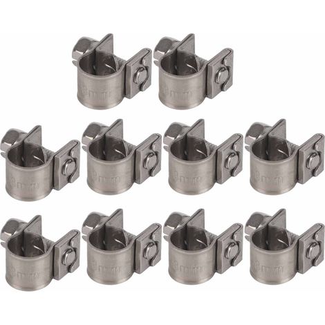 10 Mini-Kraftstoffschlauchschellen aus Edelstahl, 6 mm–20 mm (optionale Größe) (1/5)