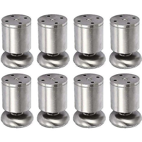 Pieds de meubles réglables en acier inoxydable, pieds de table (1/5)