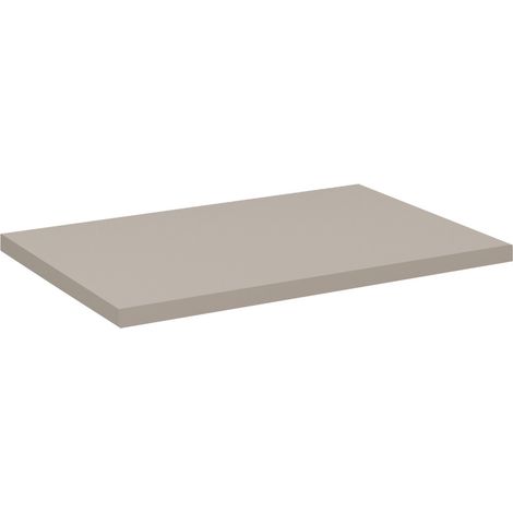 Plan vasche 60 cm VANO – Oberfläche Kongo-Braun – L60 × B40 × H2 cm – Zum Aufsetzen