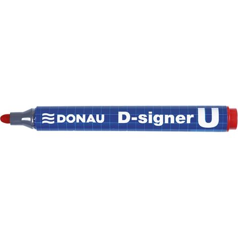 D-signer Permanentmarker 2-4 mm rund rot A'10 (1/4)