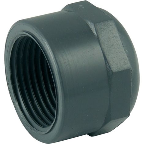 Raccord PVC pression - Bouchon PVC pression à visser F 1/2''