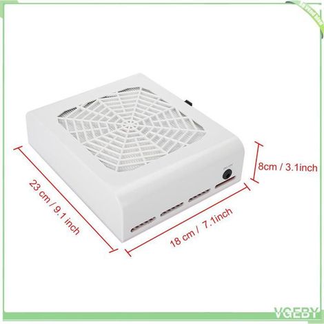 Collecteur de poussière d'ongles - FAFEICY - 48W - HEPA - 2 vitesses - Blanc (1/5)
