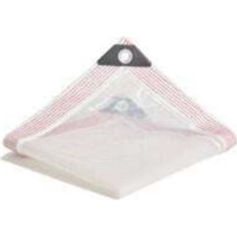 Bâche Transparente Imperméable avec Oeillets Protection Extérieur Meubles Jardin Terrasse 2x3m (1/4)