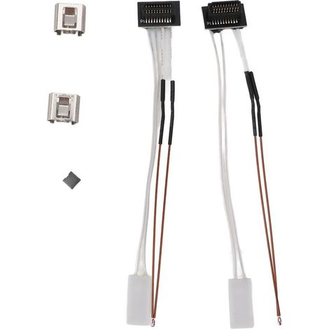 Keramisches Heizthermistor-Set, 2 Sets, 24 V, 48 W, mit Befestigungsklammern, für P1P P1S (1/5)