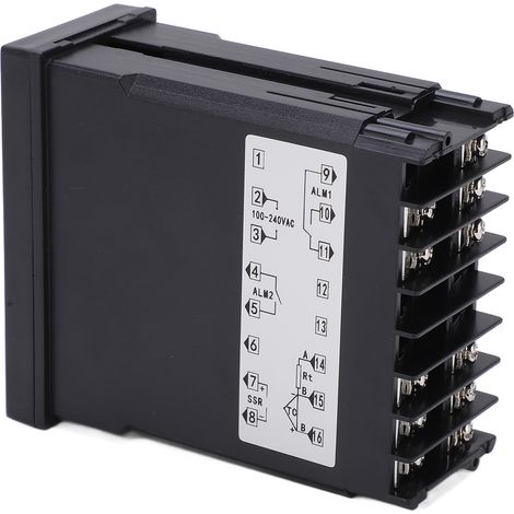 REXC400FK02VAN Digitalthermostat, Temperaturregler mit Digitalanzeige, 100 V–240 V für industrielle Anwendungen (1/5)
