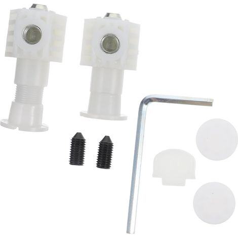 Kit de Boulons Muraux pour Toilettes Suspendues, 1 Set Nylon Fer (1/5)