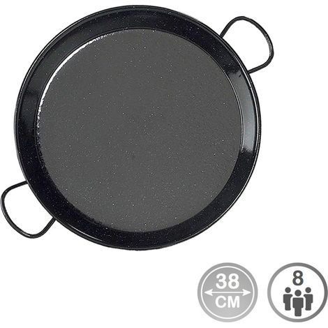 PAELLERA ESMALTADA PARA INDUCCION Y VITROCERAMICA Ø38cm (8 PERSONAS). VAELLO (1/3)
