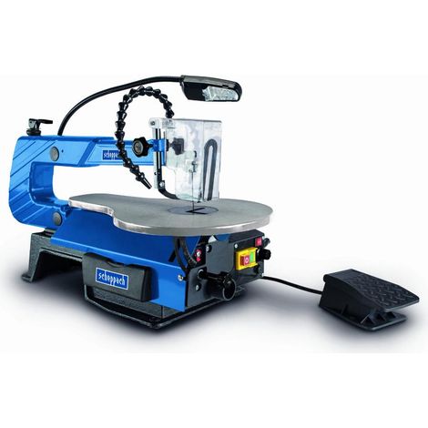 Traforo oscillante a pedale Scheppach deco xls seghetto legno piano inclinabile (1/10)