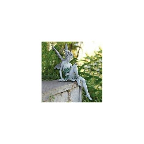 Statue de fée assise en résine, ornement de jardin, idée cadeau – (1/3)