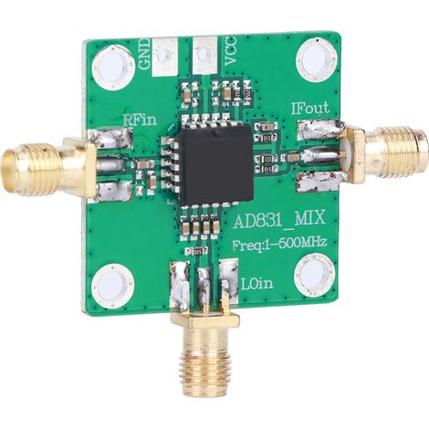 Module mélangeur RF AD831, carte d'amplificateur onduleur à commande haute fréquence, convertisseur 1-500 MHz (1/5)