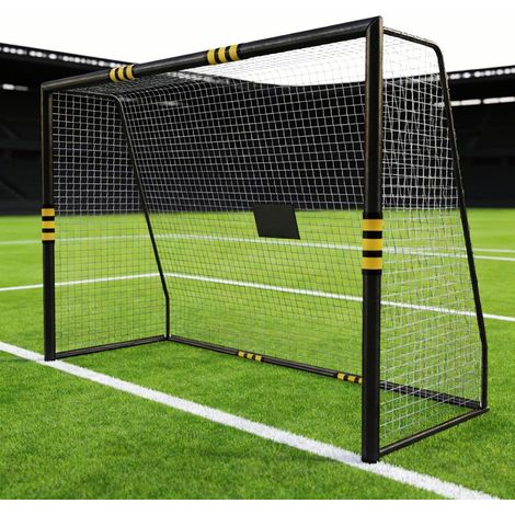But de football 240×163×83 cm - Métal anticorrosion - Filet anti-chocs - Enfants adultes - Jardin - Montage rapide (1/5)