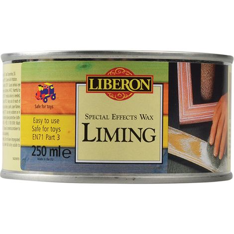 Liberon Liming Wax - Interior Hardwood Limed Effect - 250ml (1/2)