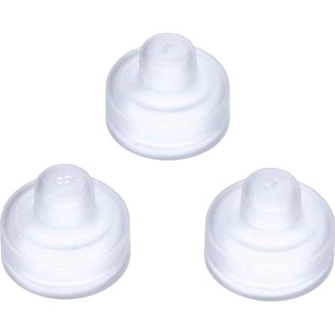 Juego de 3 tapones blancos sicomatic 2150047674 SILIT