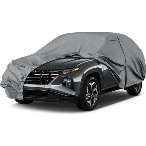 Autoabdeckung Wasserdicht für Hyundai Tucson IX35 2009-2025, Allwetter Schutzgarage mit Reißverschluss (1/5)