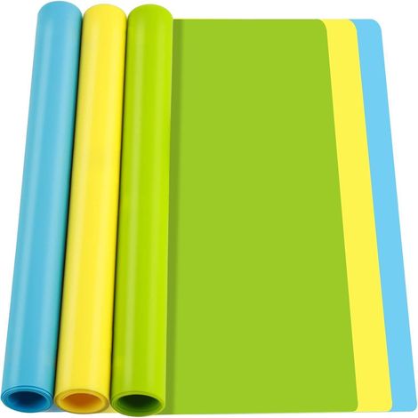 3er Set Silikonmatte 30x40cm Rutschfeste Arbeitsmatte für Gießharz und (1/5)
