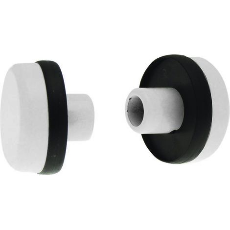 Jeu de 2 embouts pour poignée DIVA I II IV - LA CROISEE DS - Laqué gris alu RAL9006
