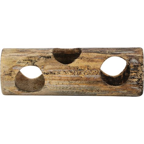 Tunnel en Bambou pour Hamster - Jouet à Mâcher pour Rongeurs (Taille M) (1/5)