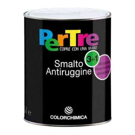 Smalto Antiruggine Hand Marrone 750 ml 6 Pezzi (1/3)