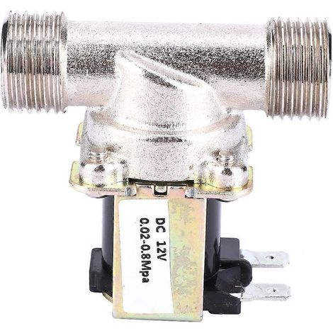 DC12V G1/2 NC Elektrisches Magnetventil aus Messing, normalerweise geschlossen, Wassereinlassventil