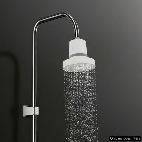 Duschkopf mit Wasserfilter-Mechanismus, gefilterter Duschkopf, Duschfilter für gesündere Haare und Haut