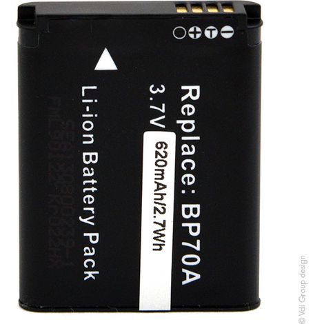 NX - Batterie photo - caméra 3.7V 620mAh - BP-70ABP70BP70ABP-70EPEA (1/5)