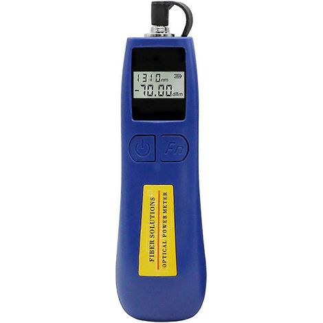 Wattmètre optique portable -50 dBm à +26 dBm – Wattmètre à fibre optique sensible pour les communications E (1/4)