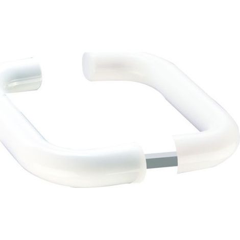 Poignée de porte Bequille double arcolor coudée blanc 232 - VACHETTE