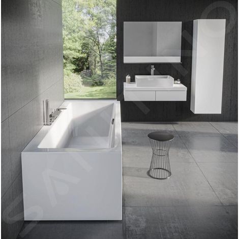 Ravak - Panneau latéral pour baignoires, 74 cm, gauche, blanc X000001697 (1/2)