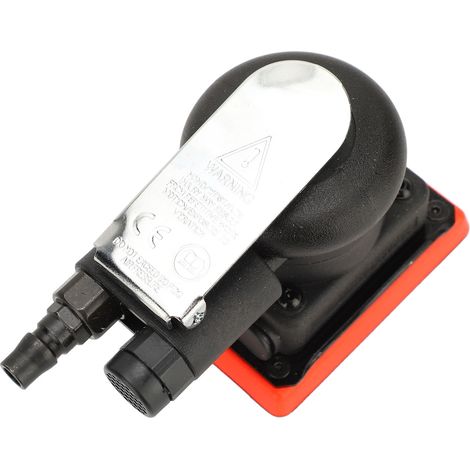 Ponceuse pneumatique excentrique 12000 tr/min, polisseuse à grande vitesse pour voiture, cirage et lustrage, plateau 75x100 mm, noire (1/5)
