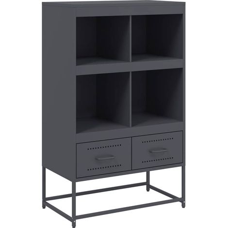 Maison Exclusive - Credenza Antracite 68x39x111,5 cm Acciaio